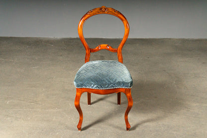 Schönes 4er Set Stühle im Biedermeier Stil