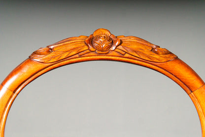 Schönes 4er Set Stühle im Biedermeier Stil