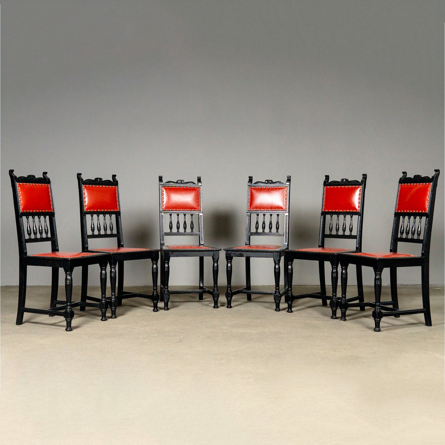 Schöne Gründerzeit 6er Set Stühle