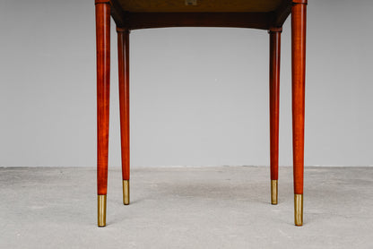 Mid-Century Fliesentisch in Buche - zweite Hälfte des 20.Jahrhunderts