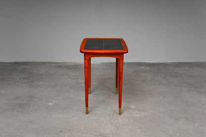 Mid-Century Fliesentisch in Buche - zweite Hälfte des 20.Jahrhunderts
