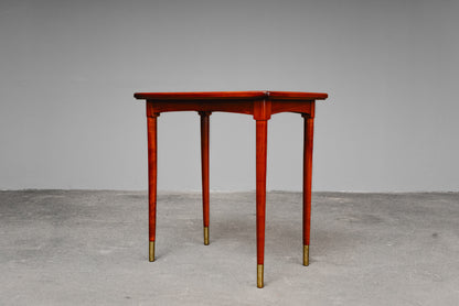 Mid-Century Fliesentisch in Buche - zweite Hälfte des 20.Jahrhunderts