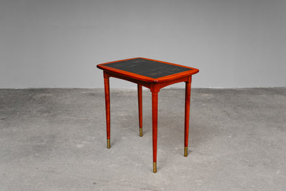 Mid-Century Fliesentisch in Buche - zweite Hälfte des 20.Jahrhunderts