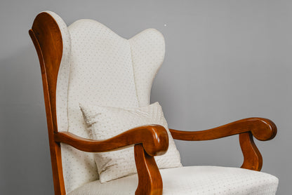 Wunderschöner Biedermeier Ohrensessel