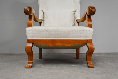 Wunderschöner Biedermeier Ohrensessel