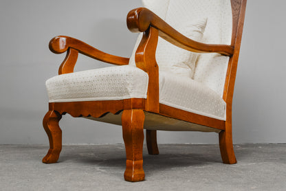 Wunderschöner Biedermeier Ohrensessel