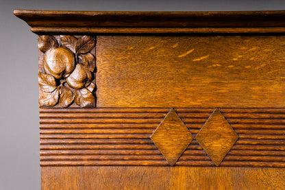 Eleganter Jugendstil Aufsatzschrank