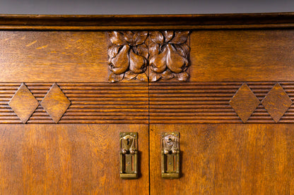 Eleganter Jugendstil Aufsatzschrank