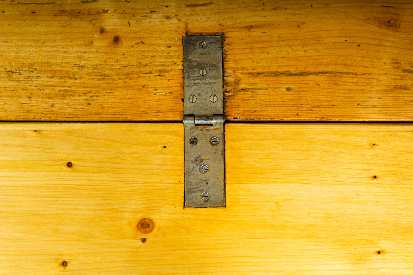 Praktische Biedermeier Truhenbank