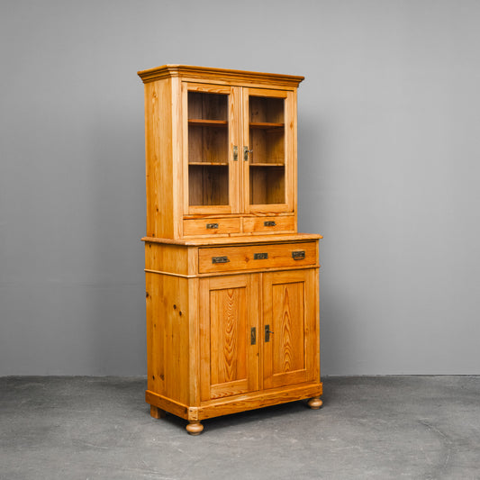 Wunderschöner Biedermeier Vitrinenschrank