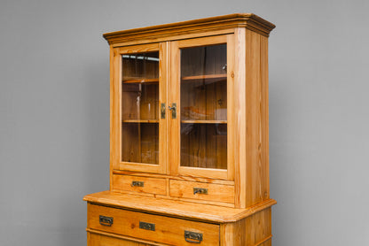 Wunderschöner Biedermeier Vitrinenschrank