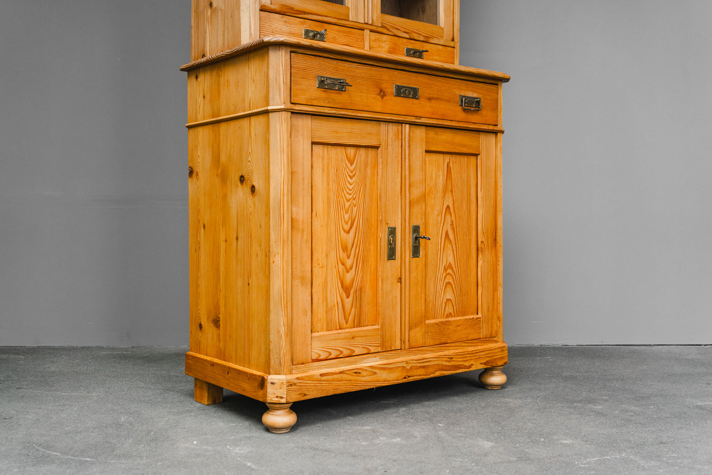 Wunderschöner Biedermeier Vitrinenschrank