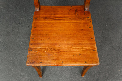 Schlichtes Paar Biedermeier Stühle