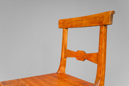 Schlichtes Paar Biedermeier Stühle