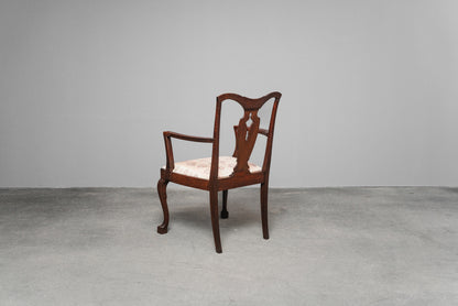 Elegantes 7er Set Jugendstil Stühle