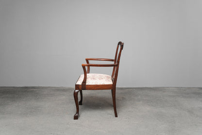 Elegantes 7er Set Jugendstil Stühle
