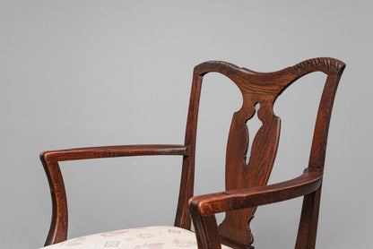 Elegantes 7er Set Jugendstil Stühle
