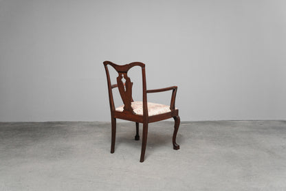 Elegantes 7er Set Jugendstil Stühle