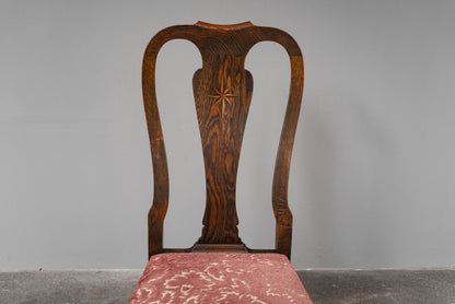 Elegantes Jugendstil 8er Set Stühle