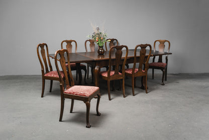 Elegantes Jugendstil 8er Set Stühle