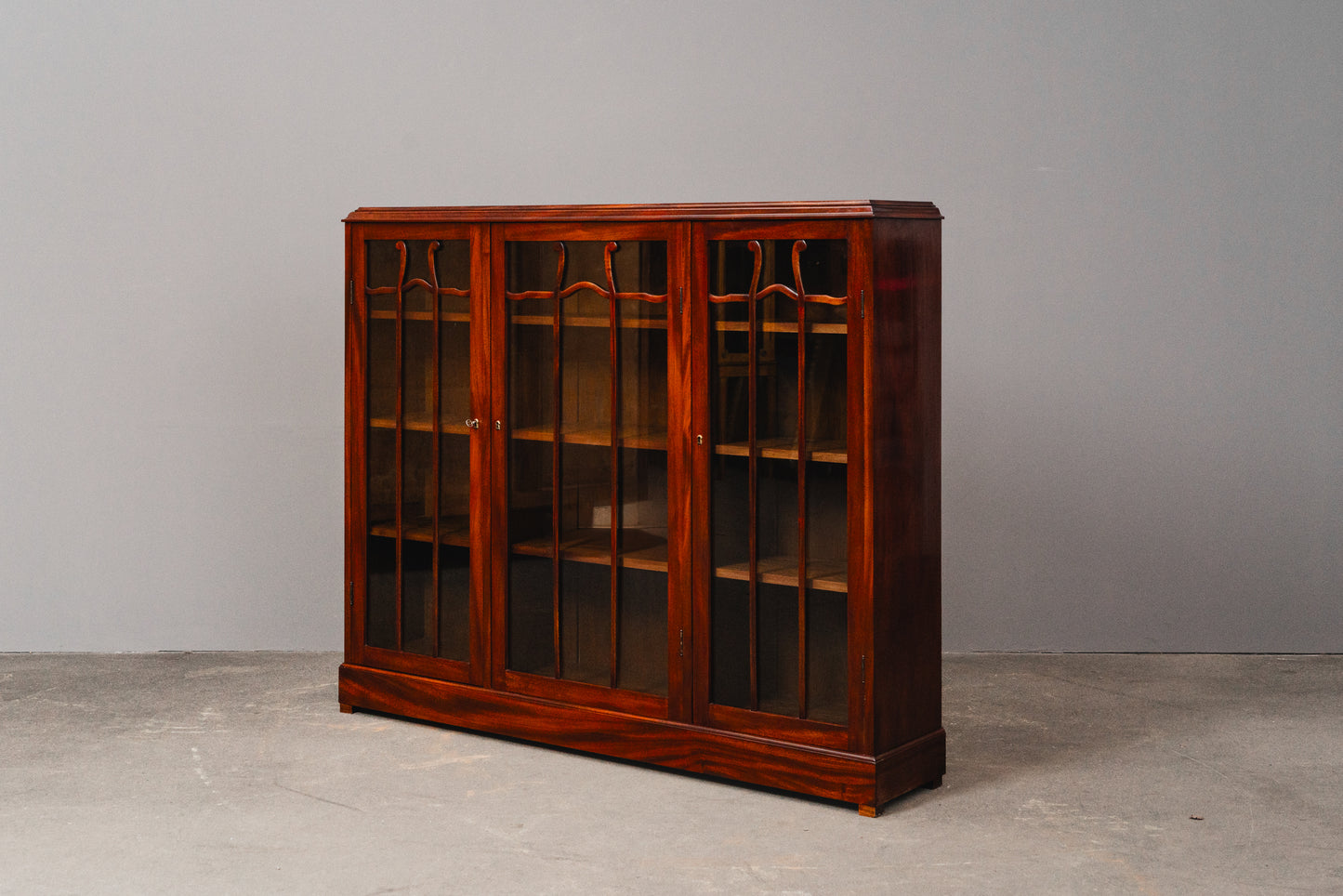 Eleganter Jugendstil Bücherschrank
