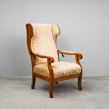 Bequemer Biedermeier Ohrensessel