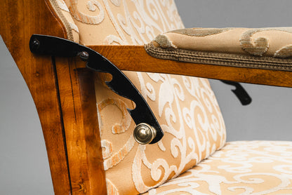 Bequemer Biedermeier Ohrensessel