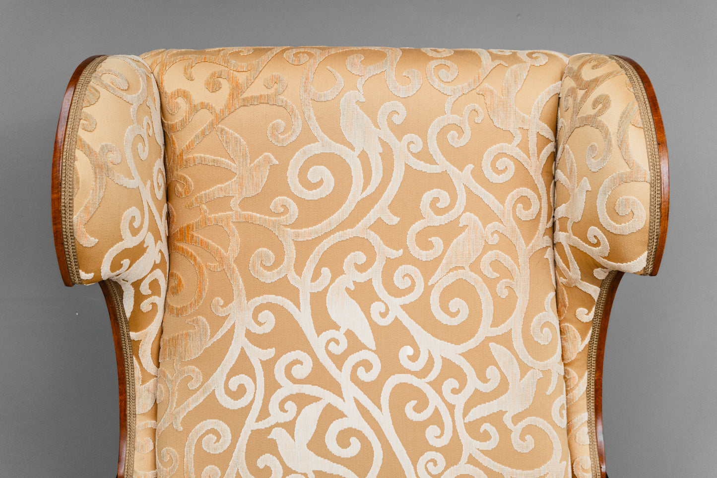 Bequemer Biedermeier Ohrensessel