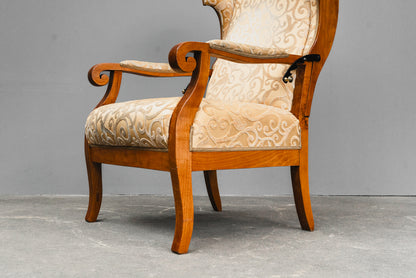 Bequemer Biedermeier Ohrensessel
