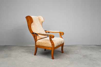 Bequemer Biedermeier Ohrensessel