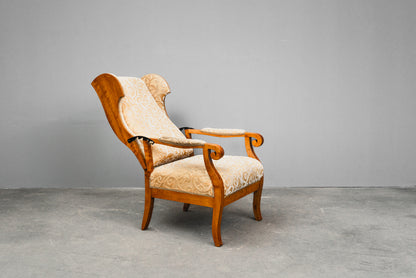 Bequemer Biedermeier Ohrensessel