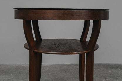 Jugendstil Beistelltisch aus Eiche - Anfang des 20.Jahrhunderts
