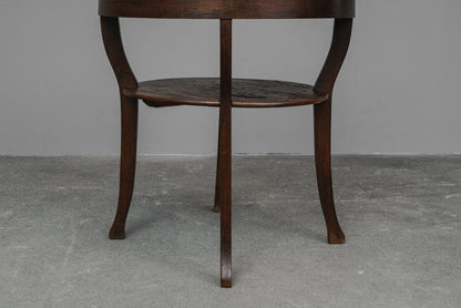Jugendstil Beistelltisch aus Eiche - Anfang des 20.Jahrhunderts