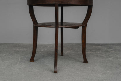 Jugendstil Beistelltisch aus Eiche - Anfang des 20.Jahrhunderts