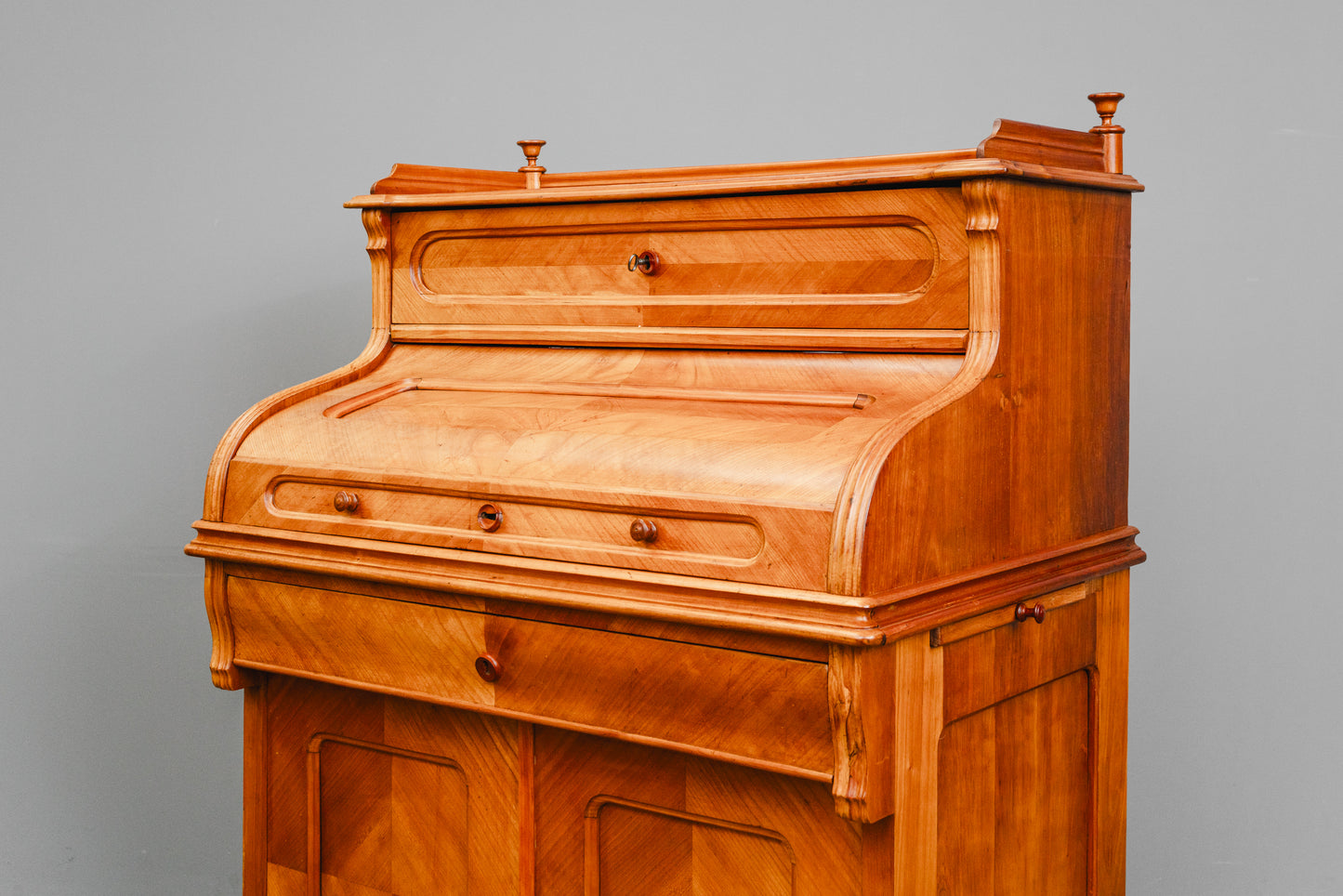 Louis Philippe Zylindersekretär aus Kirsche - Mitte des 19.Jahrhunderts