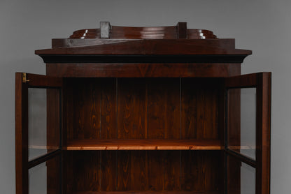 Biedermeier Stil Bücherschrank in Mahagoni - erste Hälfte des 20.Jahrhunderts