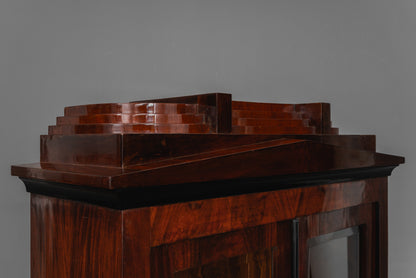 Biedermeier Stil Bücherschrank in Mahagoni - erste Hälfte des 20.Jahrhunderts