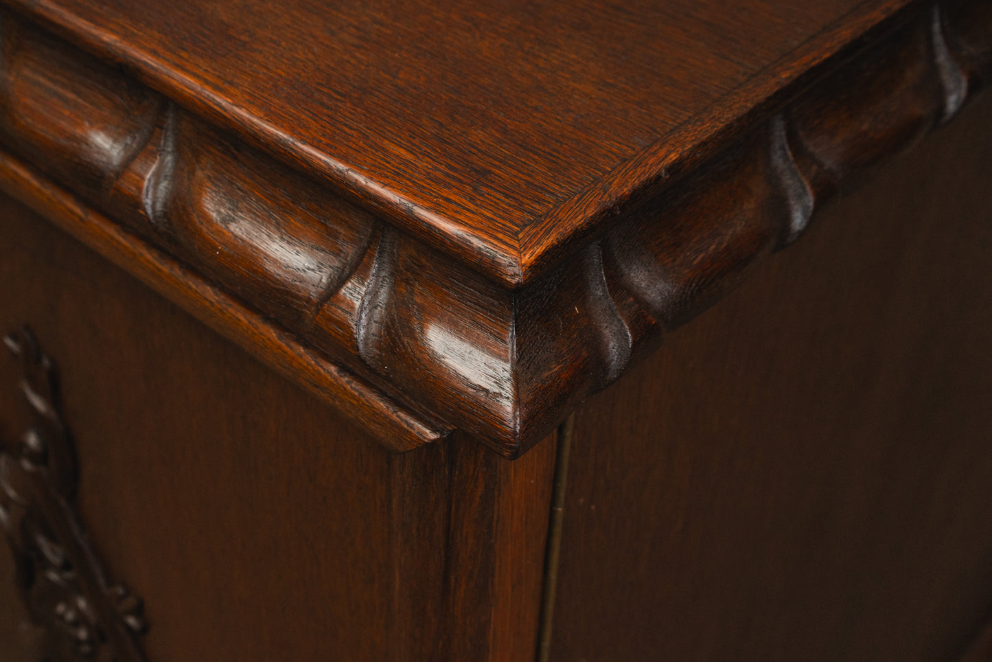 Jugendstil Schreibtisch in Eiche - Anfang des 20.Jahrhunderts