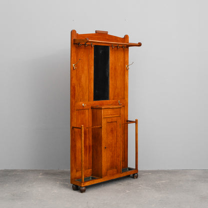 Jugendstil Garderobe in Eiche - Anfang des 20.Jahrhunderts