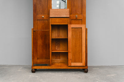 Jugendstil Garderobe in Eiche - Anfang des 20.Jahrhunderts