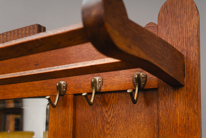 Jugendstil Garderobe in Eiche - Anfang des 20.Jahrhunderts