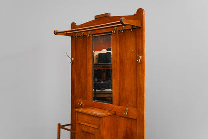 Jugendstil Garderobe in Eiche - Anfang des 20.Jahrhunderts