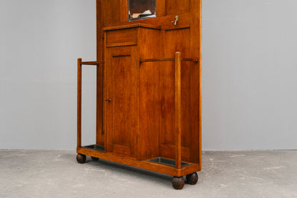 Jugendstil Garderobe in Eiche - Anfang des 20.Jahrhunderts