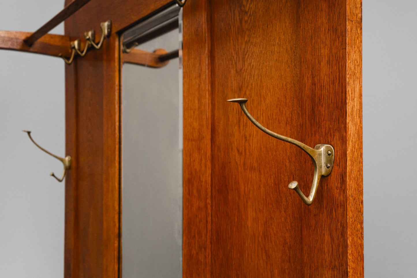 Jugendstil Garderobe in Eiche - Anfang des 20.Jahrhunderts