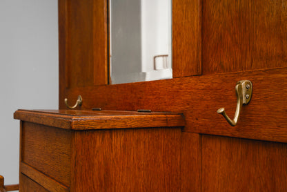 Jugendstil Garderobe in Eiche - Anfang des 20.Jahrhunderts