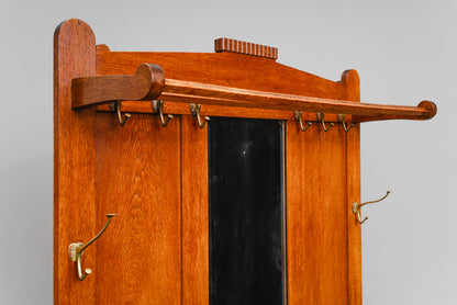 Jugendstil Garderobe in Eiche - Anfang des 20.Jahrhunderts