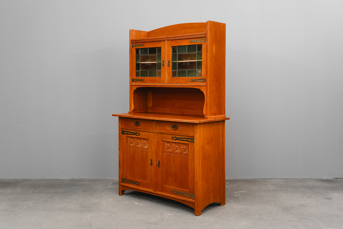 Jugendstil Buffet in Eiche - Anfang des 20.Jahrhunderts