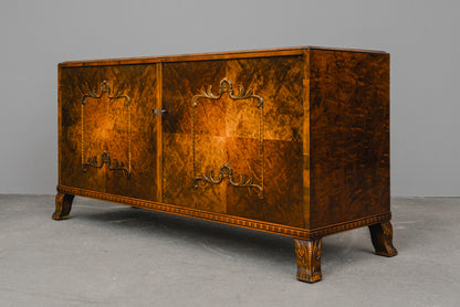 Art Déco Sideboard in Birke - erste Hälfte des 20.Jahrhunderts
