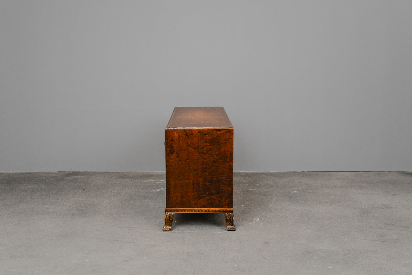 Art Déco Sideboard in Birke - erste Hälfte des 20.Jahrhunderts