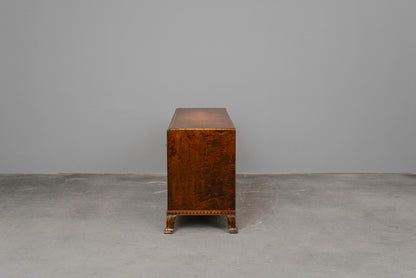 Art Déco Sideboard in Birke - erste Hälfte des 20.Jahrhunderts